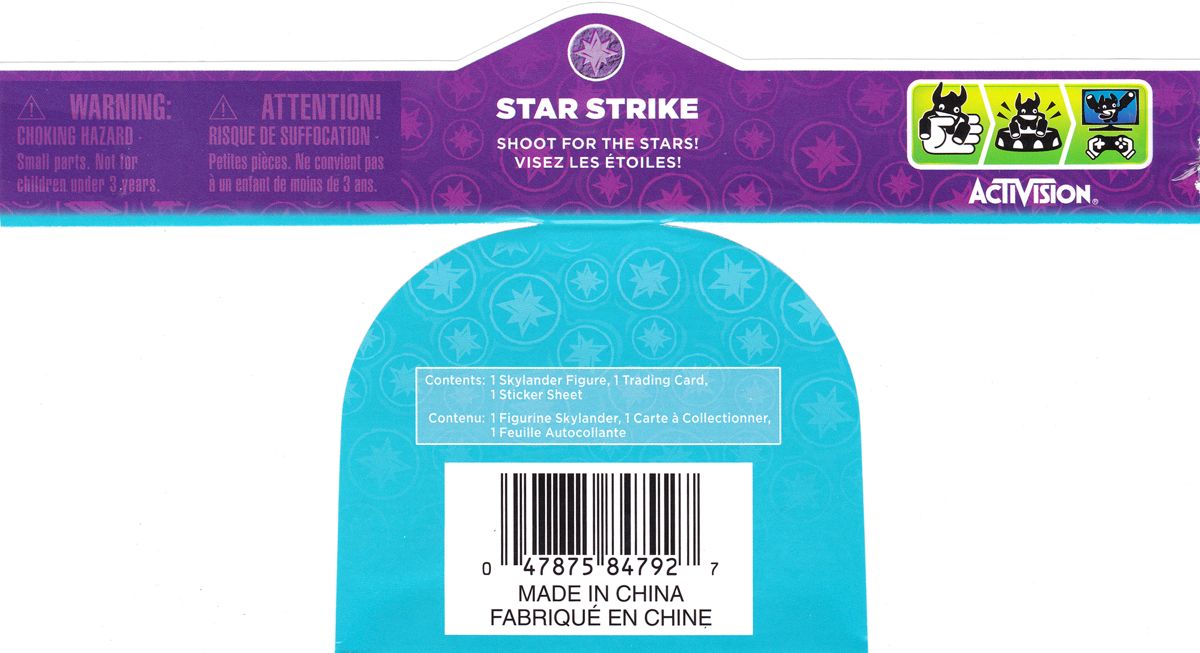 Other for Skylanders: Swap Force - Star Strike (Nintendo 3DS and PlayStation 3 and PlayStation 4 and Wii and Wii U and Xbox 360 and Xbox One): Product Label