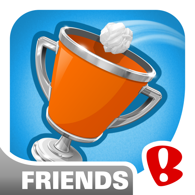 Front Cover for Paper Toss Friends (iPad and iPhone)