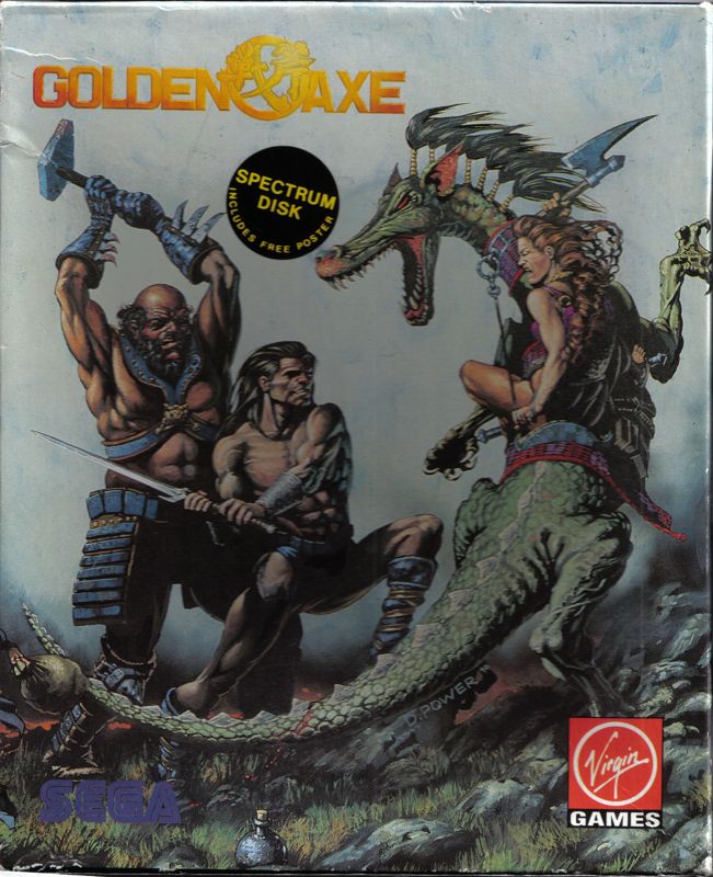 Front Cover for Golden Axe (ZX Spectrum) (Disk release)