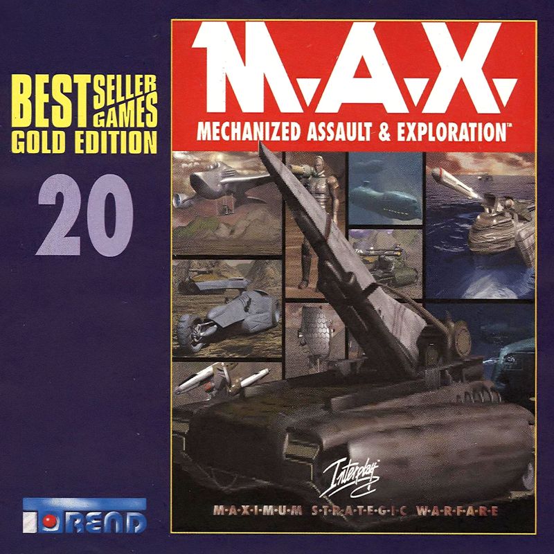 Front Cover for M.A.X.: Mechanized Assault & Exploration (DOS) (Covermount BestSeller Games Gold Edition #20)