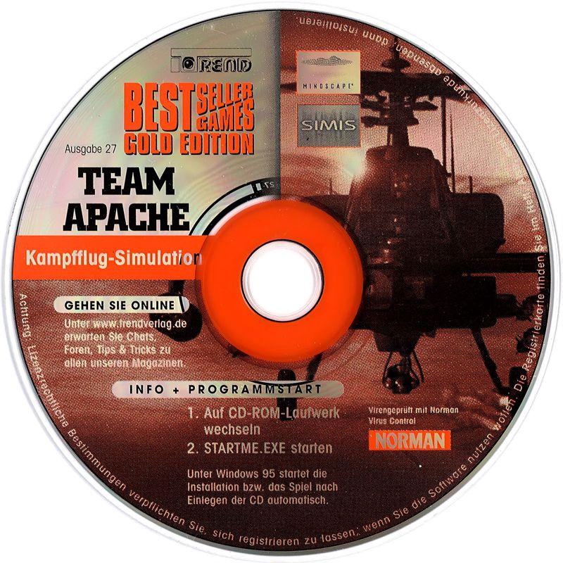 Media for Team Apache (Windows) (Covermount BestSeller Games Gold Edition #27)