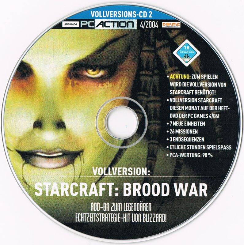 Media for StarCraft: Brood War (Windows) (PC Action 04/2004 Covermount)