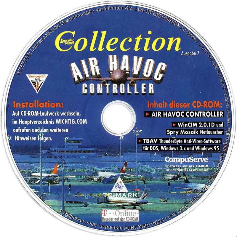 Media for Air Havoc Controller (Windows 3.x) (Covermount BestSeller Games Collection #07)