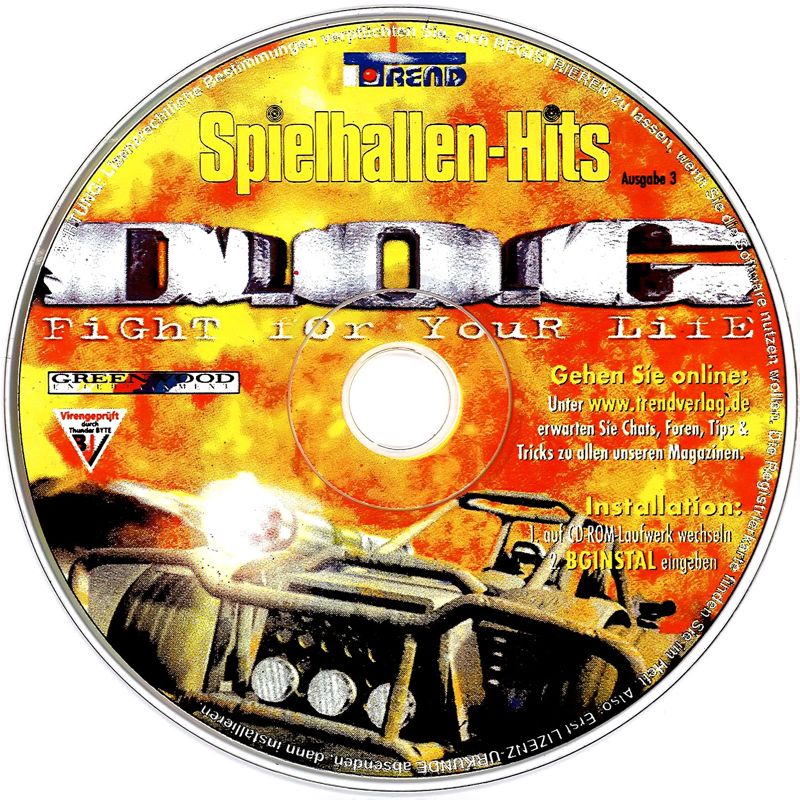 Media for D.O.G: Fight For Your Life (DOS) (Covermount Spielhallen-Hits #03)