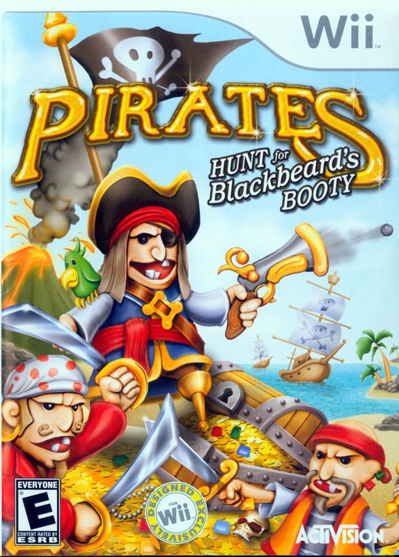 Front Cover for Pirates: Hunt for Blackbeard's Booty (Wii)