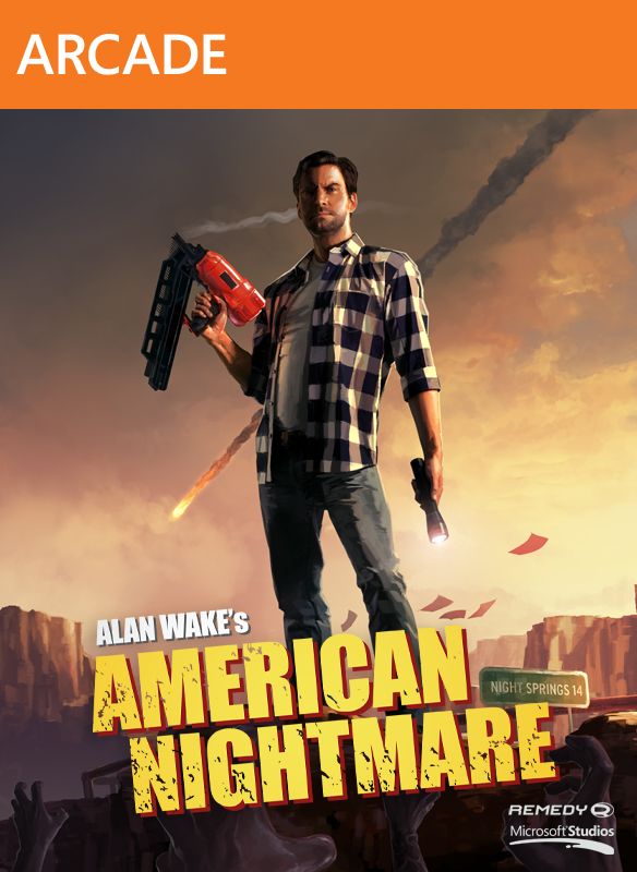 Front Cover for Alan Wake's American Nightmare (Xbox 360) (XBLA release)