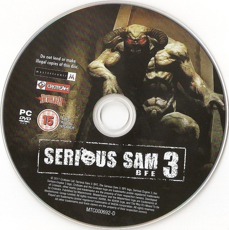 Media for Serious Sam 3: BFE (Windows)