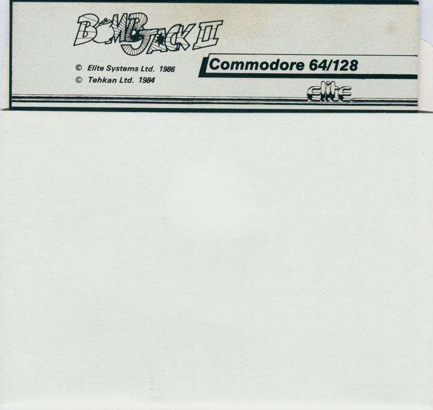 Media for Bomb Jack II (Commodore 64): front side