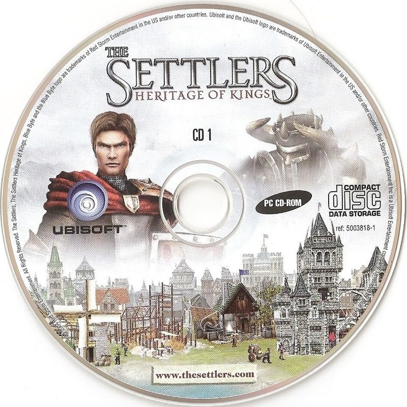 Media for Heritage of Kings: The Settlers (Windows): Disc 1/2
