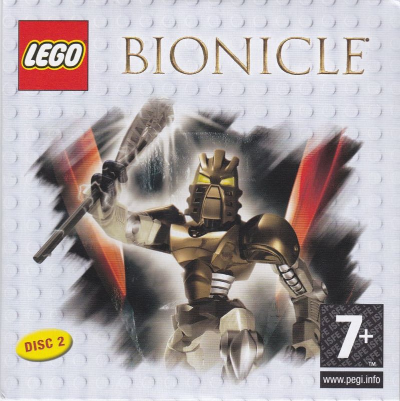 Other for 10 Lego PC Games: Collectors Box (Windows) (Metal Box, approx. 20cm x20cm x 6.5cm): Sleeve - Front (Disc 2) - Lego Bionicle