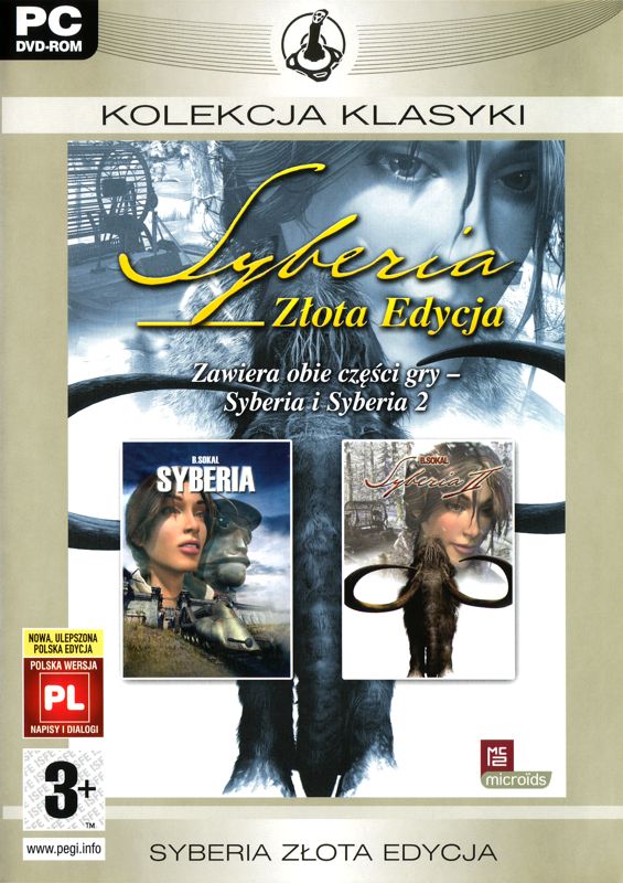 Front Cover for Syberia: Collectors Edition I & II (Windows) (Kolekcja Klasyki release)