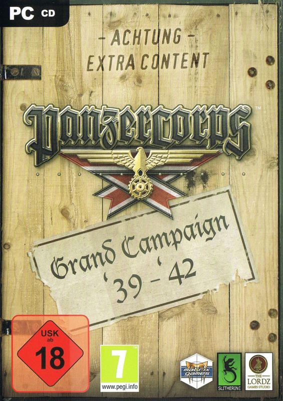 Front Cover for Panzer Corps: Grand Campaign '39-'42 (Windows)