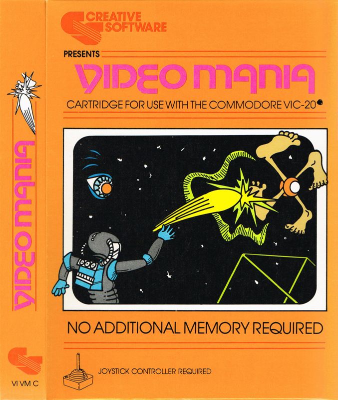Front Cover for Video Mania (VIC-20)
