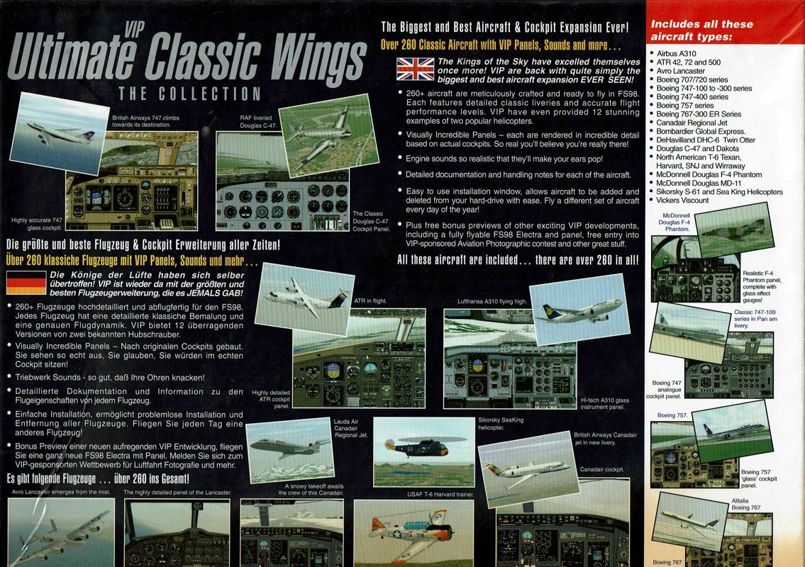 Back Cover for VIP Ultimate Classic Wings: The Collection (Windows)