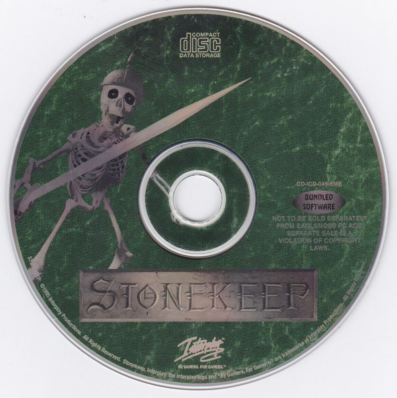Media for Stonekeep (DOS) (PC Ace release)