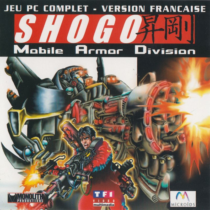 Front Cover for Shogo: Mobile Armor Division (Windows) ("TF1 Multimedia" magazine covermount)