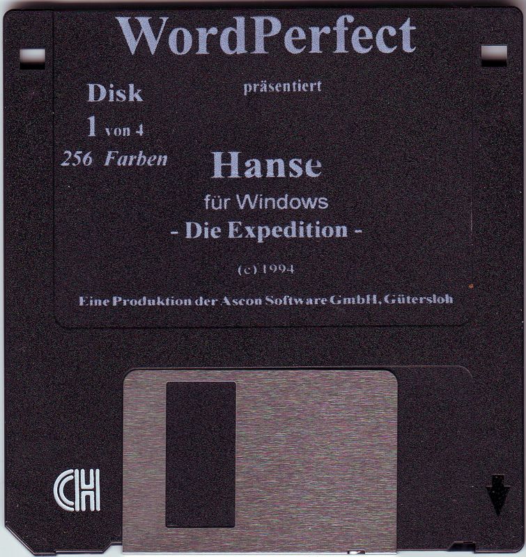 Media for Hanse: Die Expedition (DOS) (WordPerfect OEM version)