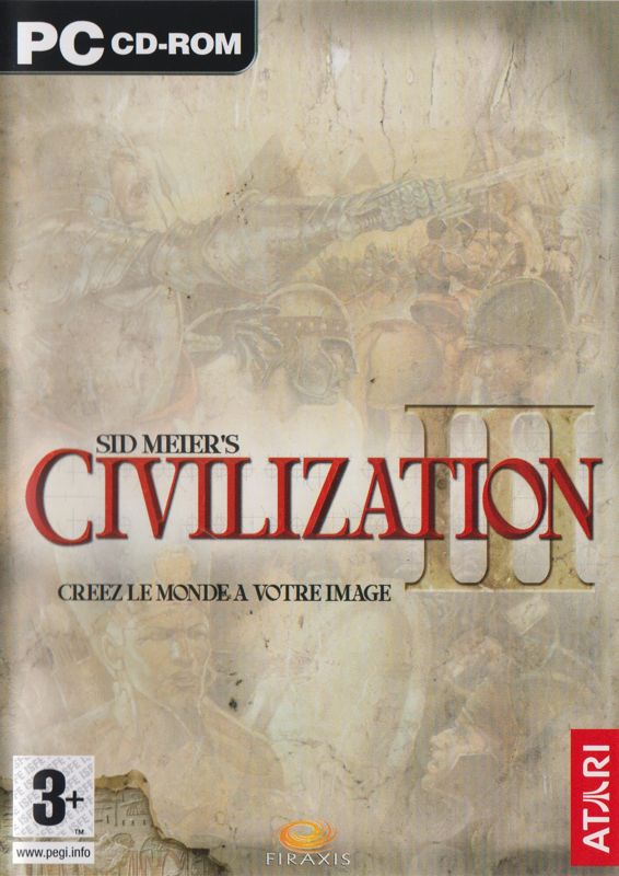 Front Cover for Sid Meier's Civilization III (Windows) (Atari release)