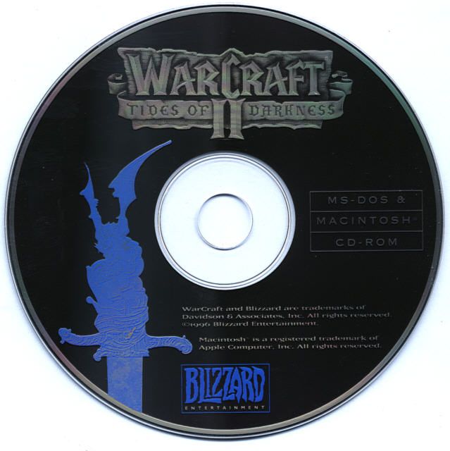 Media for WarCraft II: Tides of Darkness (DOS and Macintosh)
