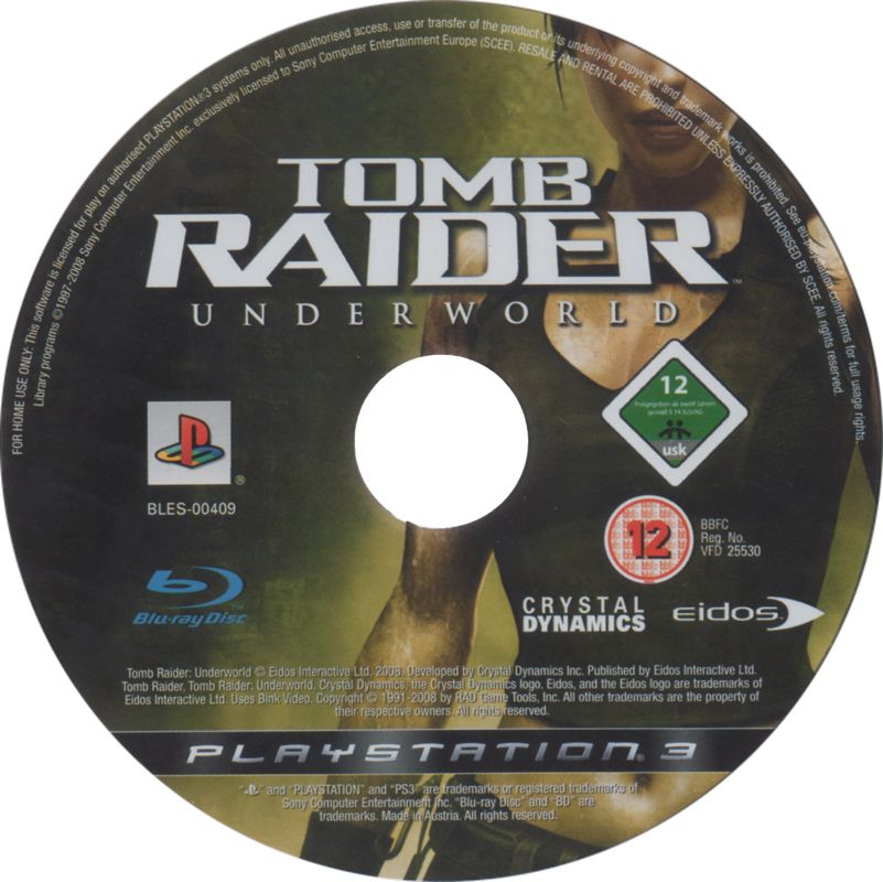 Media for Tomb Raider: Underworld (Limited Edition) (PlayStation 3)