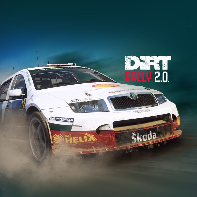 Front Cover for DiRT Rally 2.0: Škoda Fabia Rally (PlayStation 4) (download release)
