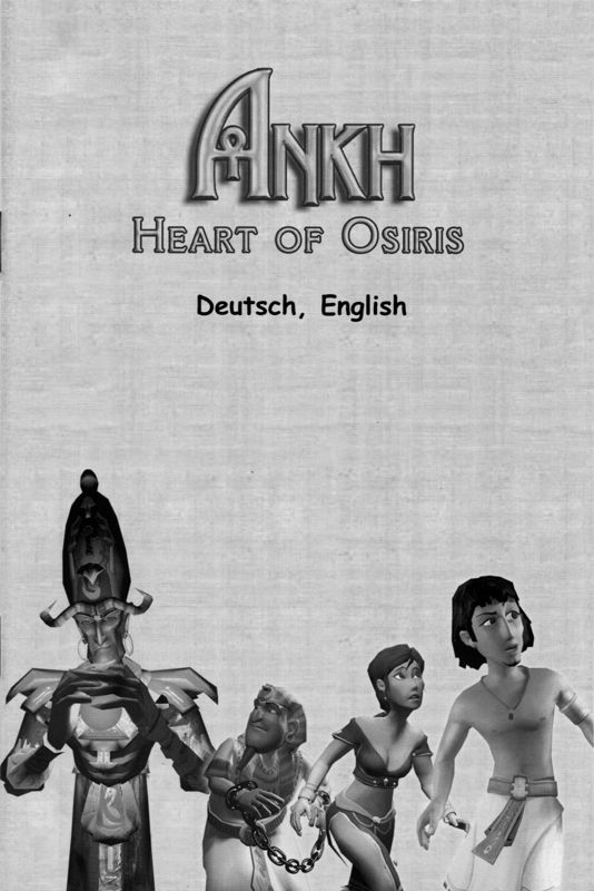 Manual for Ankh: Heart of Osiris (Linux): Front