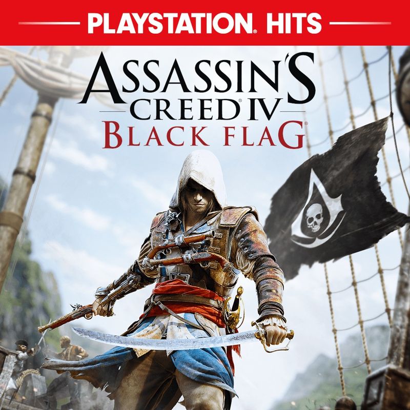 Front Cover for Assassin's Creed IV: Black Flag (PlayStation 4) (download release): PlayStation Hits release