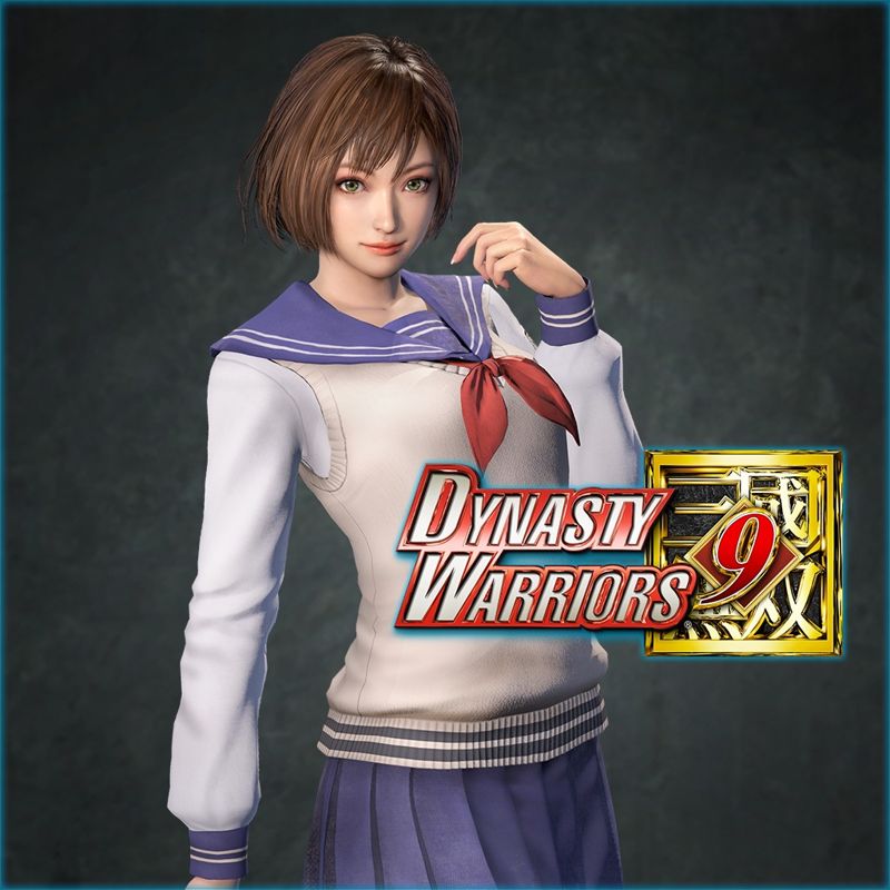 Front Cover for Dynasty Warriors 9: Sun Shangxiang (High School Girl Costume) (PlayStation 4) (download release)