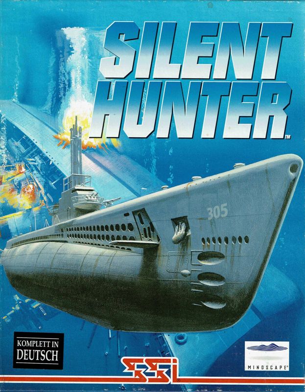 Front Cover for Silent Hunter (DOS) (First release)