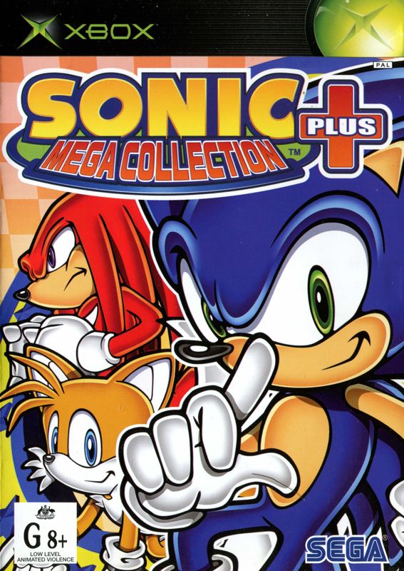 Front Cover for Sonic Mega Collection Plus (Xbox)