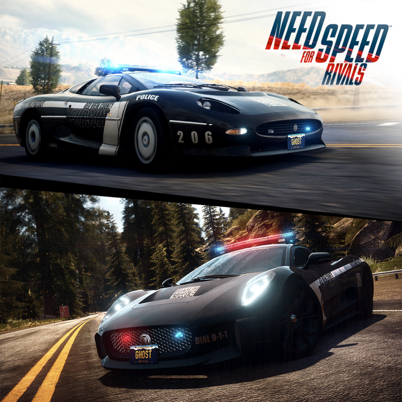 Front Cover for Need for Speed: Rivals - Simply Jaguar Cops (PlayStation 4) (download release)
