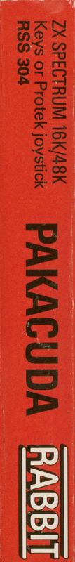 Spine/Sides for Pakacuda (ZX Spectrum)