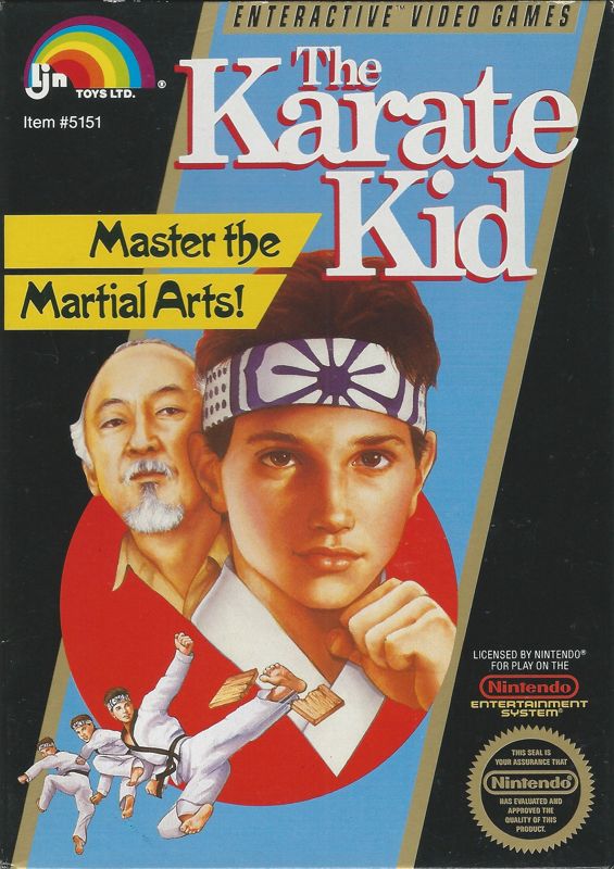 Front Cover for The Karate Kid (NES)