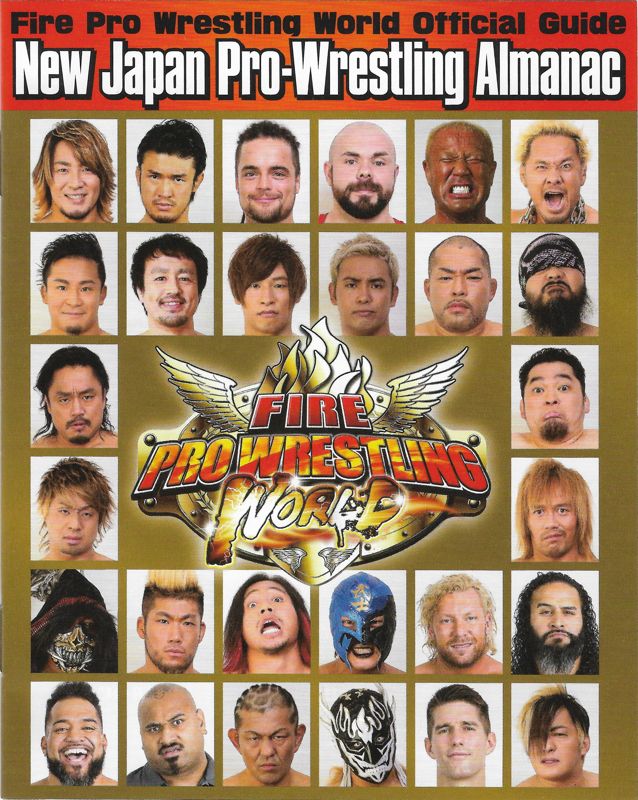 Extras for Fire Pro Wrestling World (PlayStation 4) (Day One Edition): New Japan Pro-Wrestling Almanac - Front