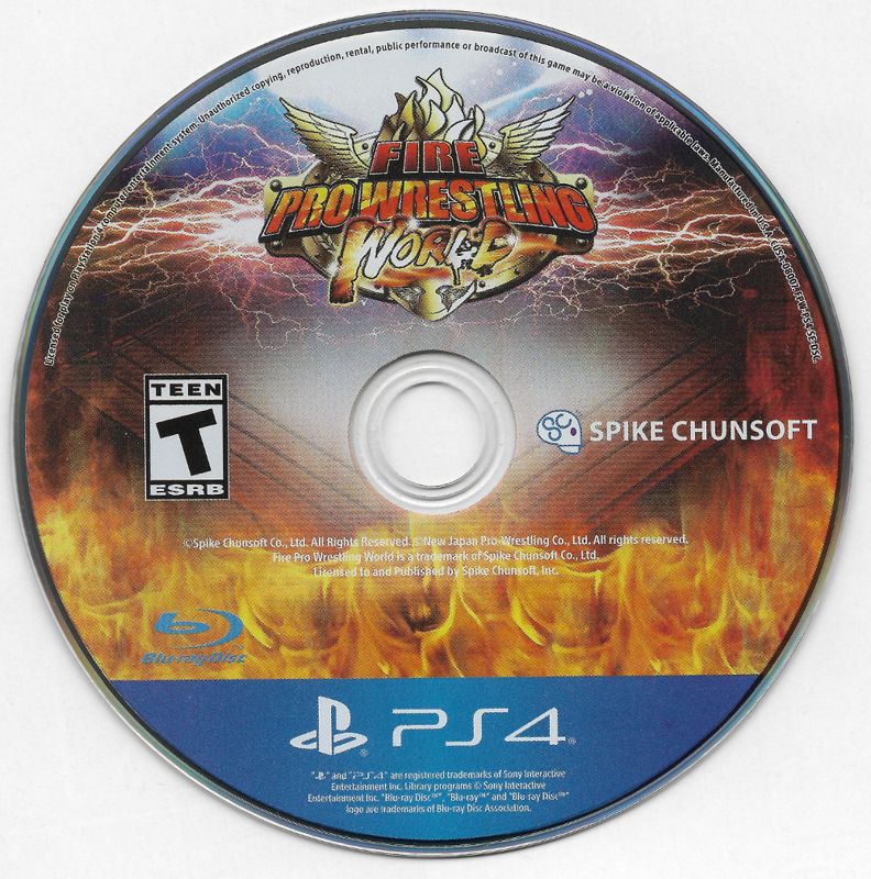 Media for Fire Pro Wrestling World (PlayStation 4) (Day One Edition)