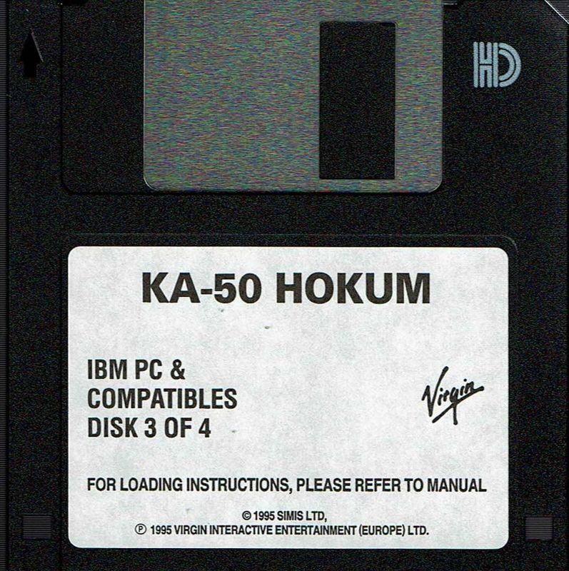 Media for Ka-50 Hokum (DOS): Disk 3