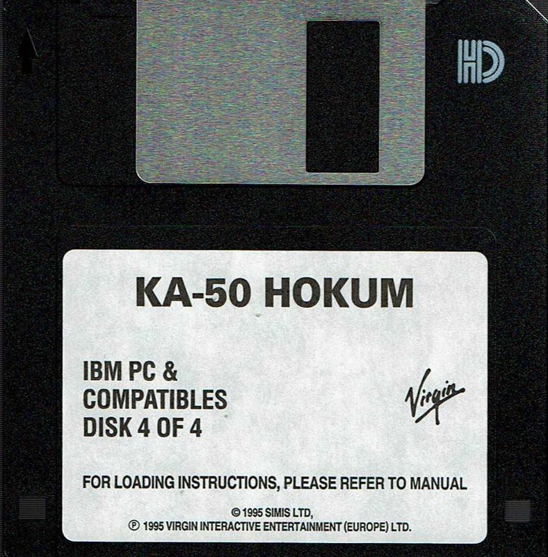 Media for Ka-50 Hokum (DOS): Disk 4