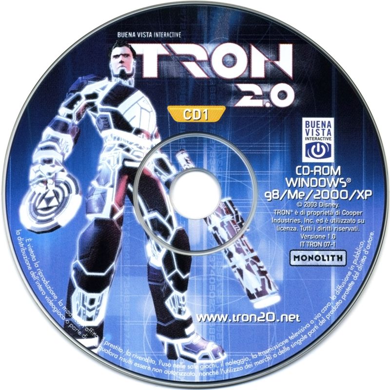 Media for Tron 2.0 (Windows): Disc 1