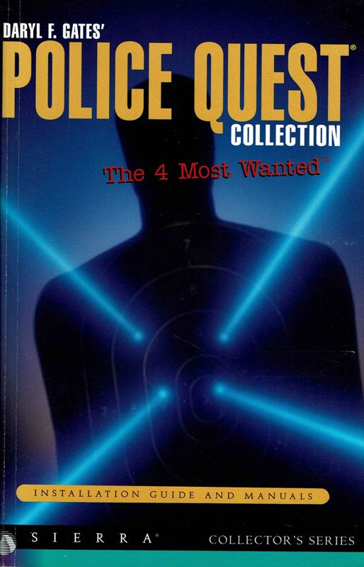 Manual for Daryl F. Gates' Police Quest Collection: The 4 Most Wanted (DOS and Windows 3.x): Front