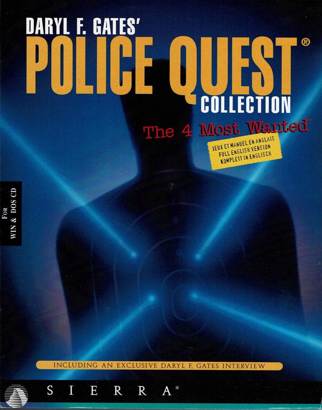 Front Cover for Daryl F. Gates' Police Quest Collection: The 4 Most Wanted (DOS and Windows 3.x)