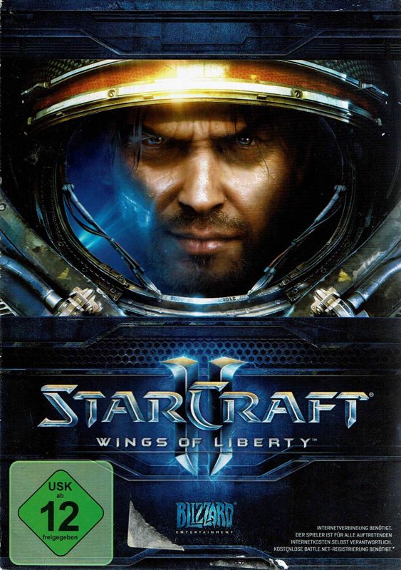 Front Cover for StarCraft II: Wings of Liberty (Macintosh and Windows)