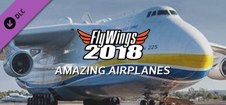 Front Cover for FlyWings 2018: Amazing Airplanes (Linux and Macintosh and Windows) (Steam release)