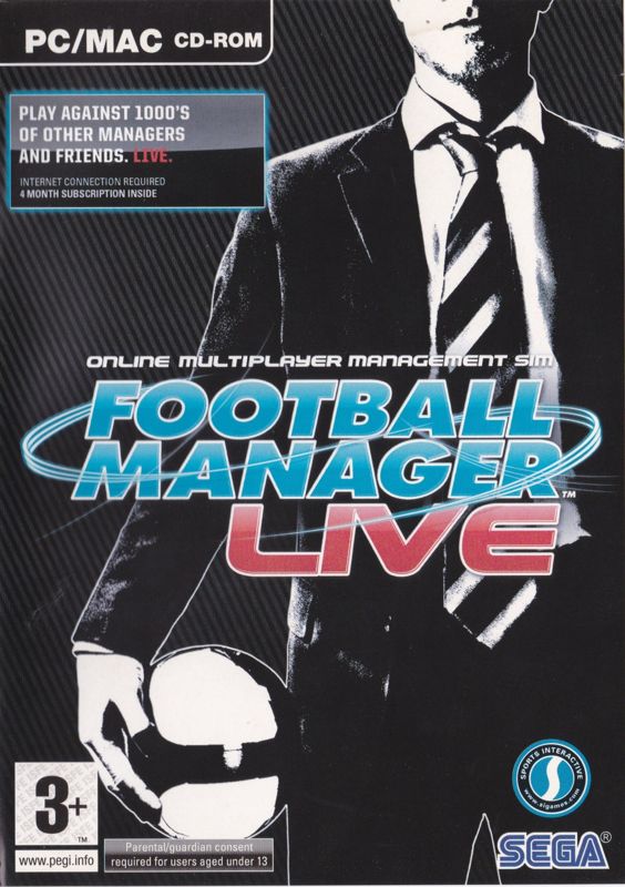 Front Cover for Football Manager Live (Macintosh and Windows)
