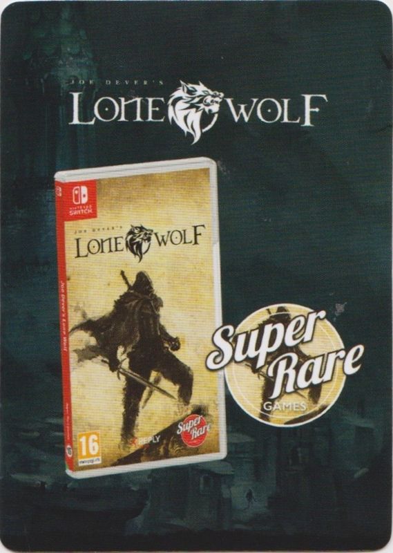 Extras for Joe Dever's Lone Wolf: HD Remastered (Nintendo Switch) (Super Rare Games #15): Art Card