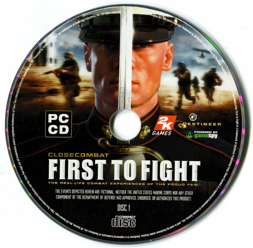 Media for Close Combat: First to Fight (Windows): Disc 1