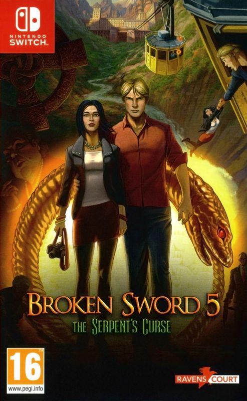 Front Cover for Broken Sword 5: The Serpent's Curse (Nintendo Switch)