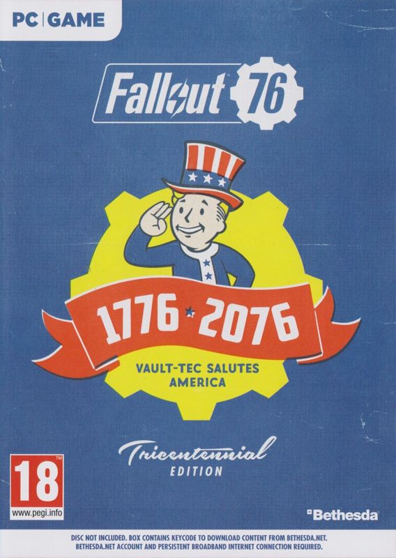 Front Cover for Fallout 76 (Tricentennial Edition) (Windows) (Download code in Box)