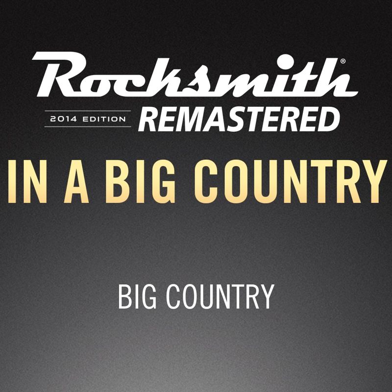 Front Cover for Rocksmith 2014 Edition: Remastered - Big Country: In A Big Country (PlayStation 3 and PlayStation 4) (download release)