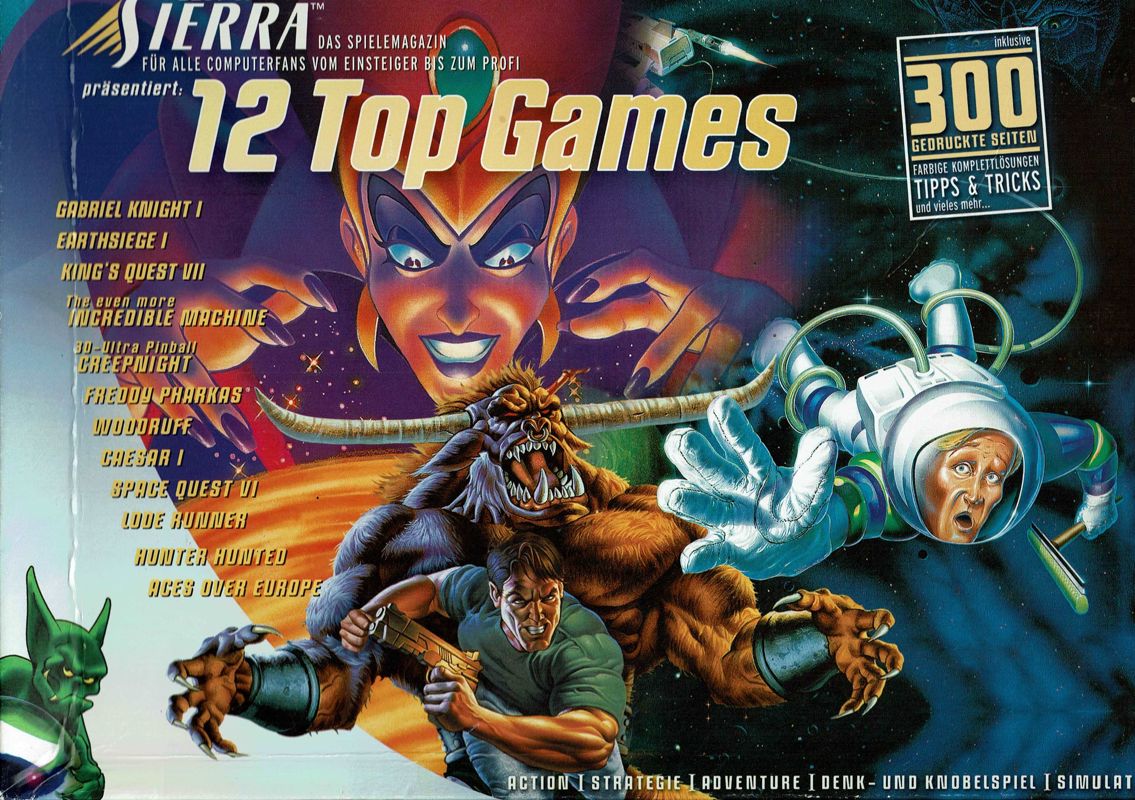 Best of Sierra: 12 Top Games cover or packaging material - MobyGames