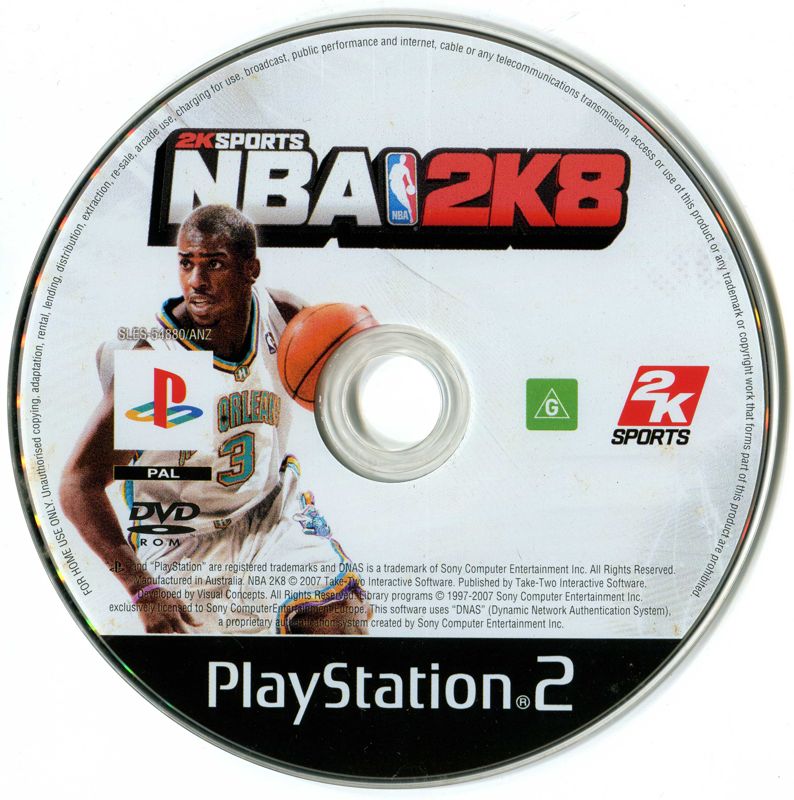 Media for NBA 2K8 (PlayStation 2)
